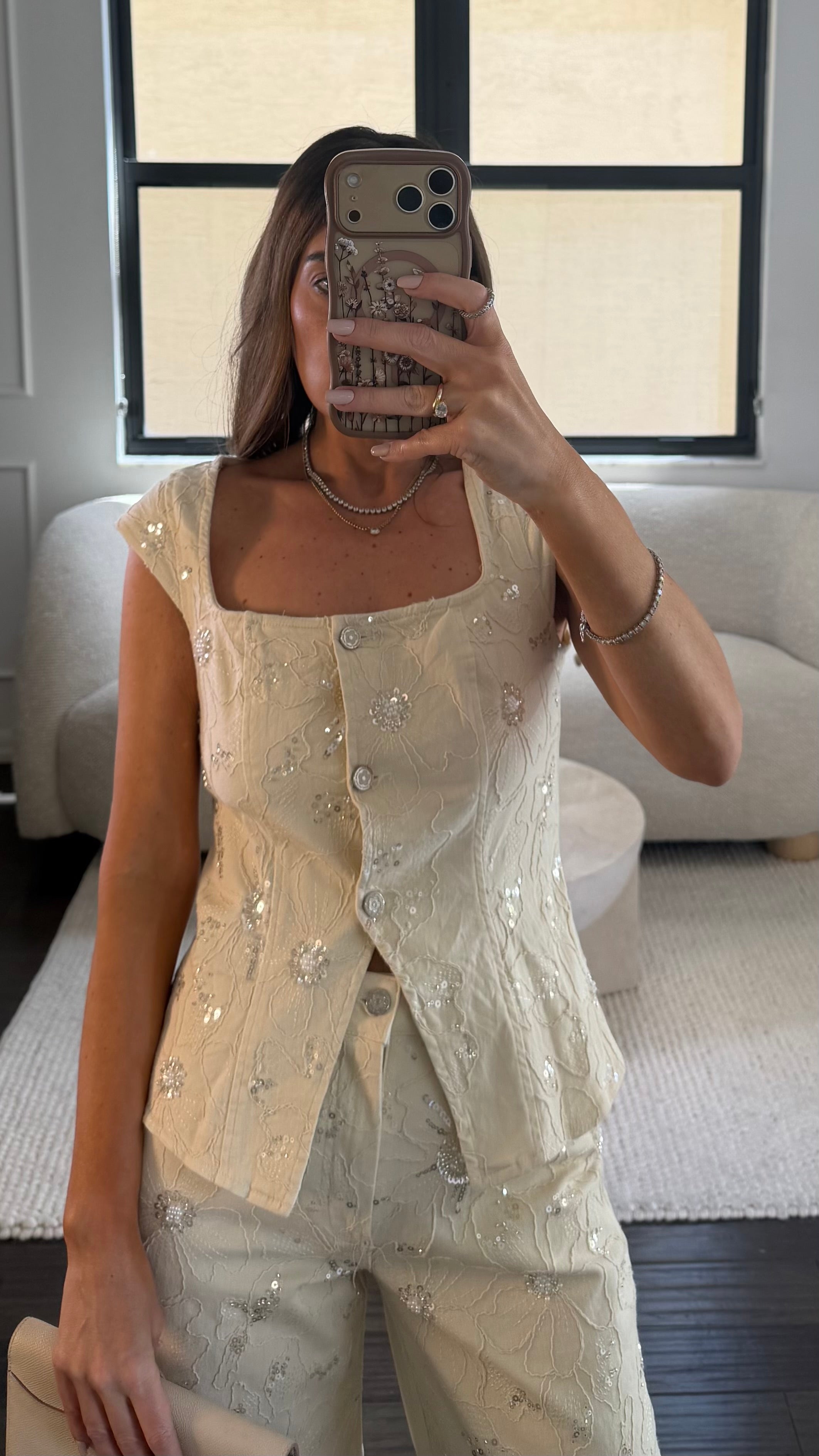 BONE SHINE VEST SET