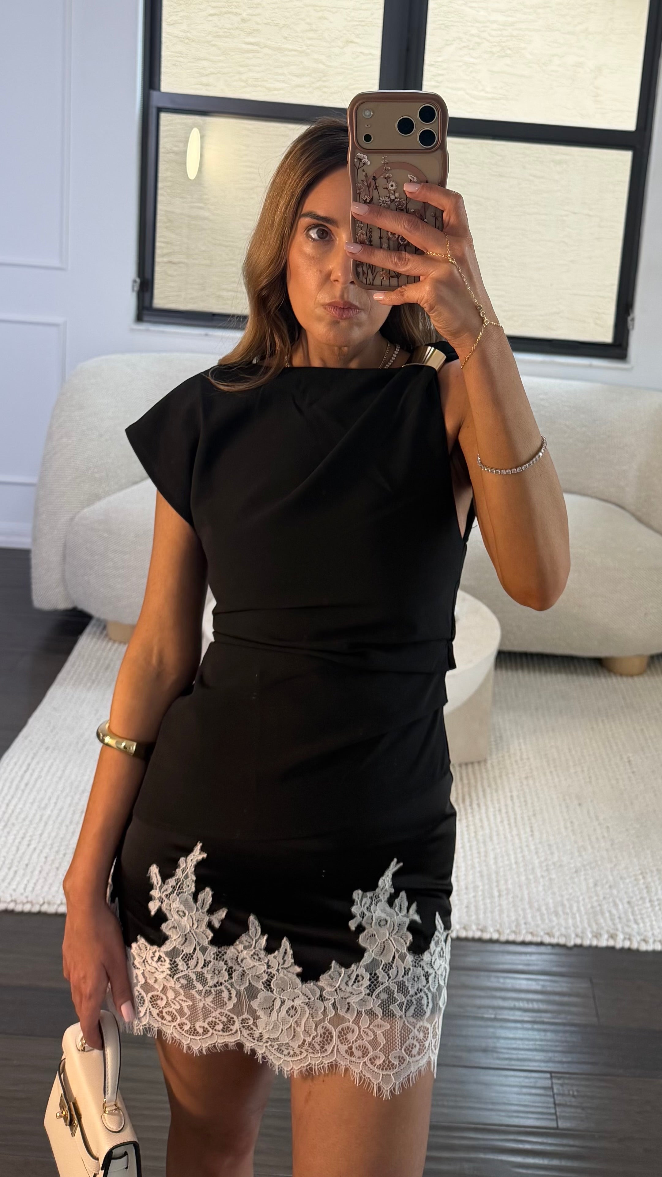 NOIR ECLIPSE DRAPED TOP