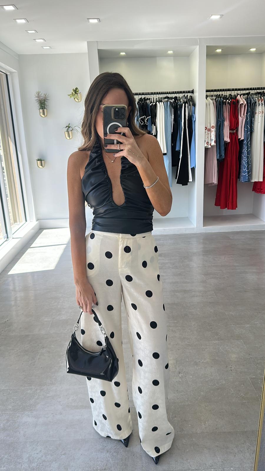 THE HALTER BLACK CORSET