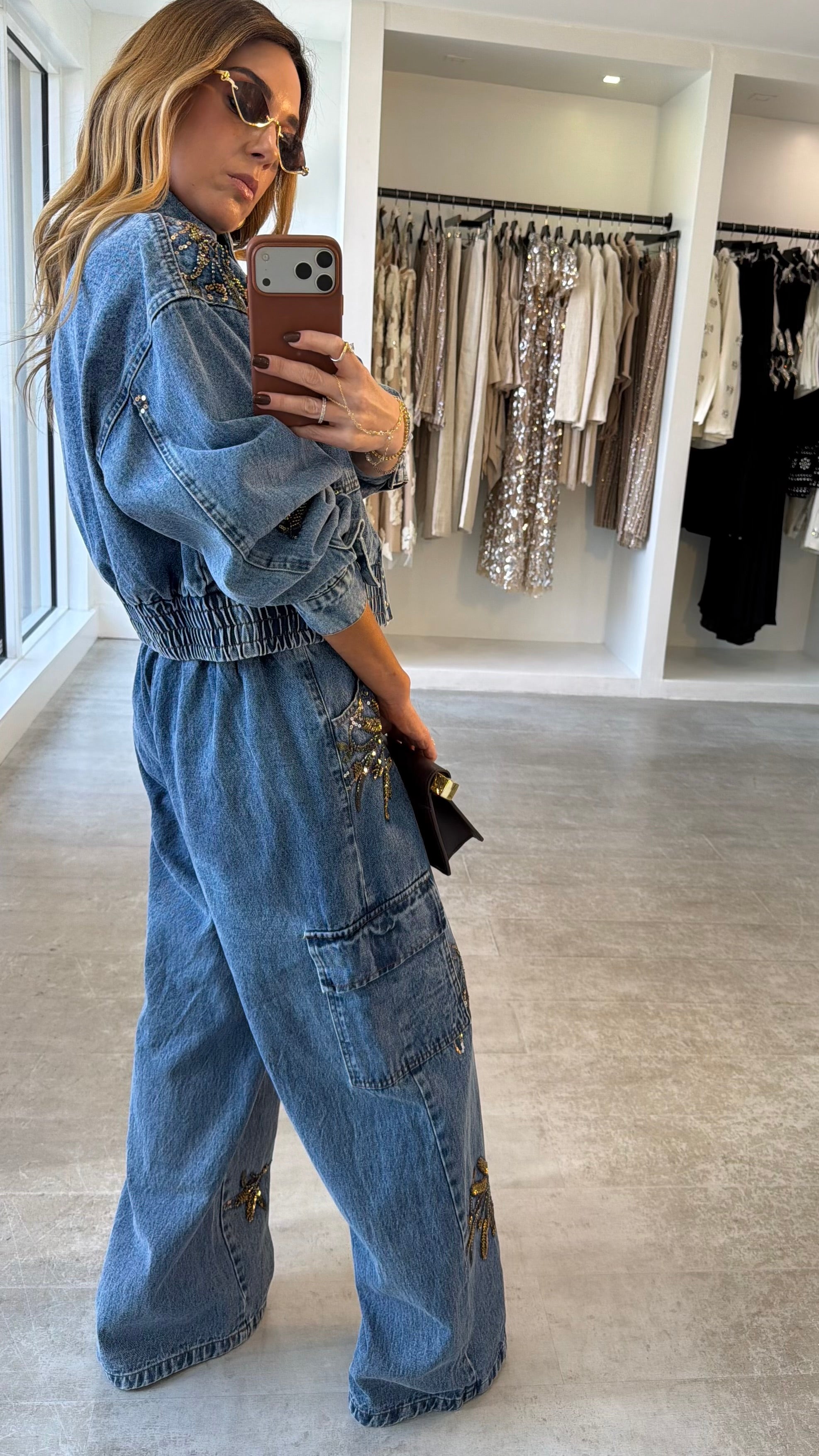 WILD ORNATE DENIM SET