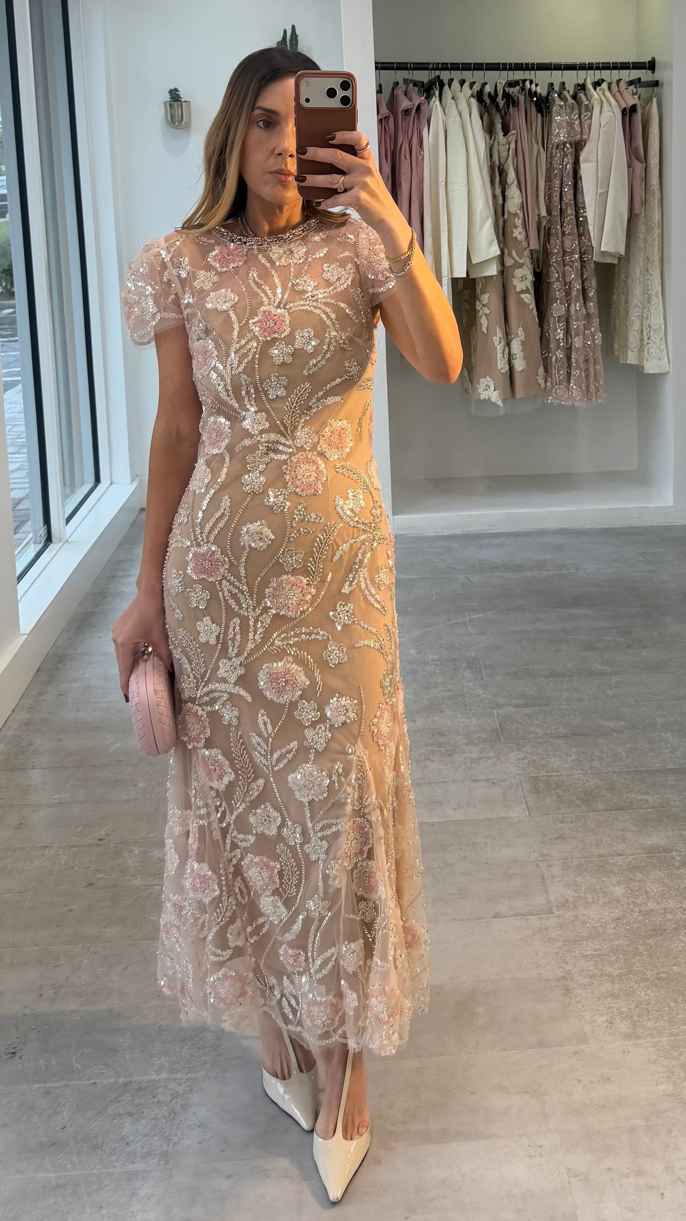 ROSALIE EMBELLISHED DRESS