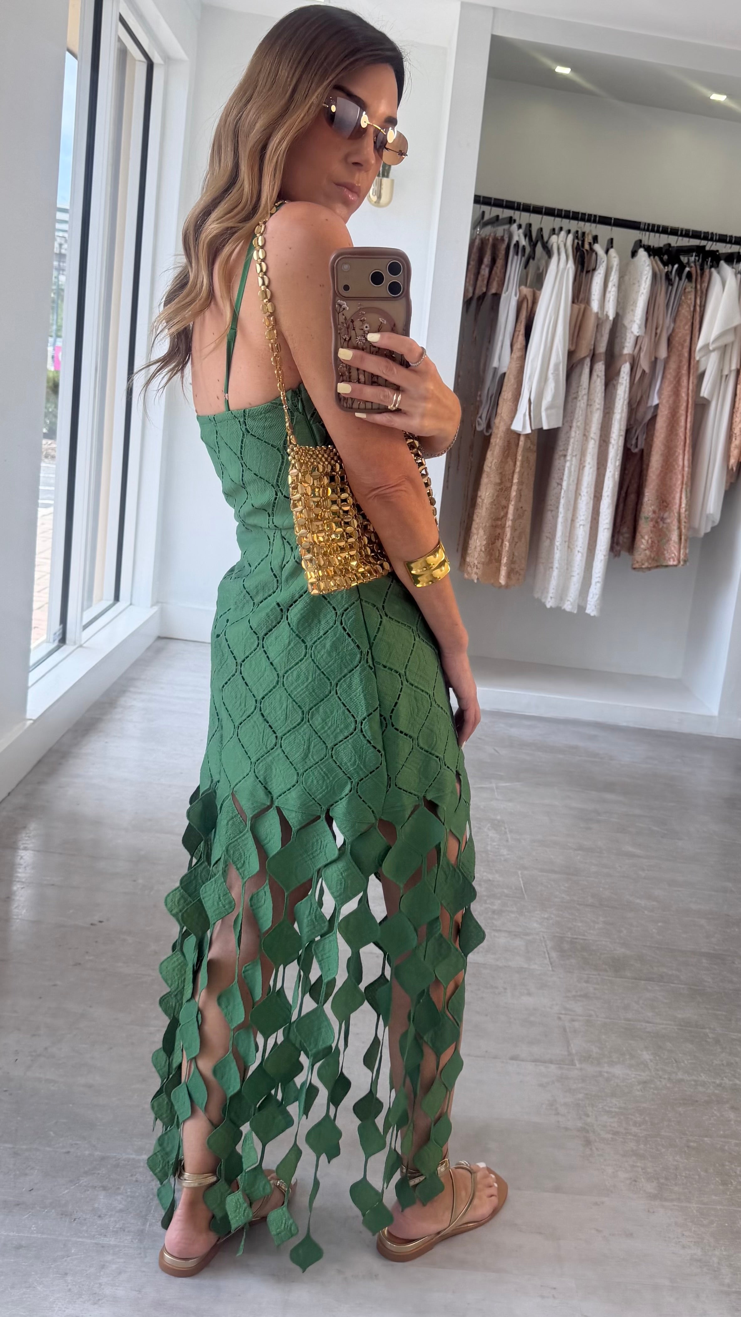 EMERALD ESCAPE DRESS