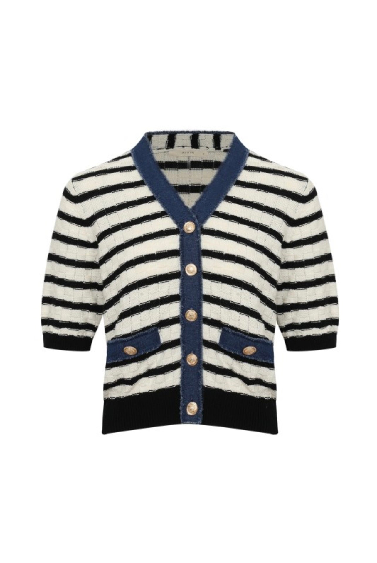 Stripe sleeve top