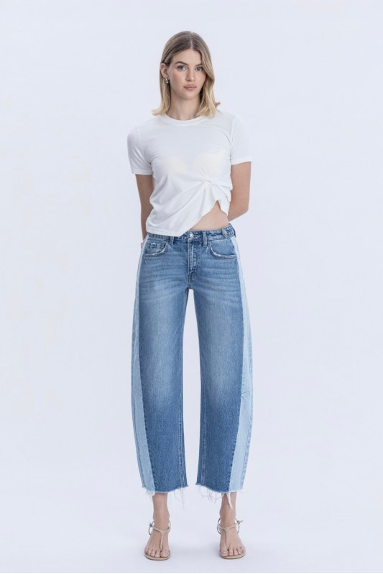Two tone denim