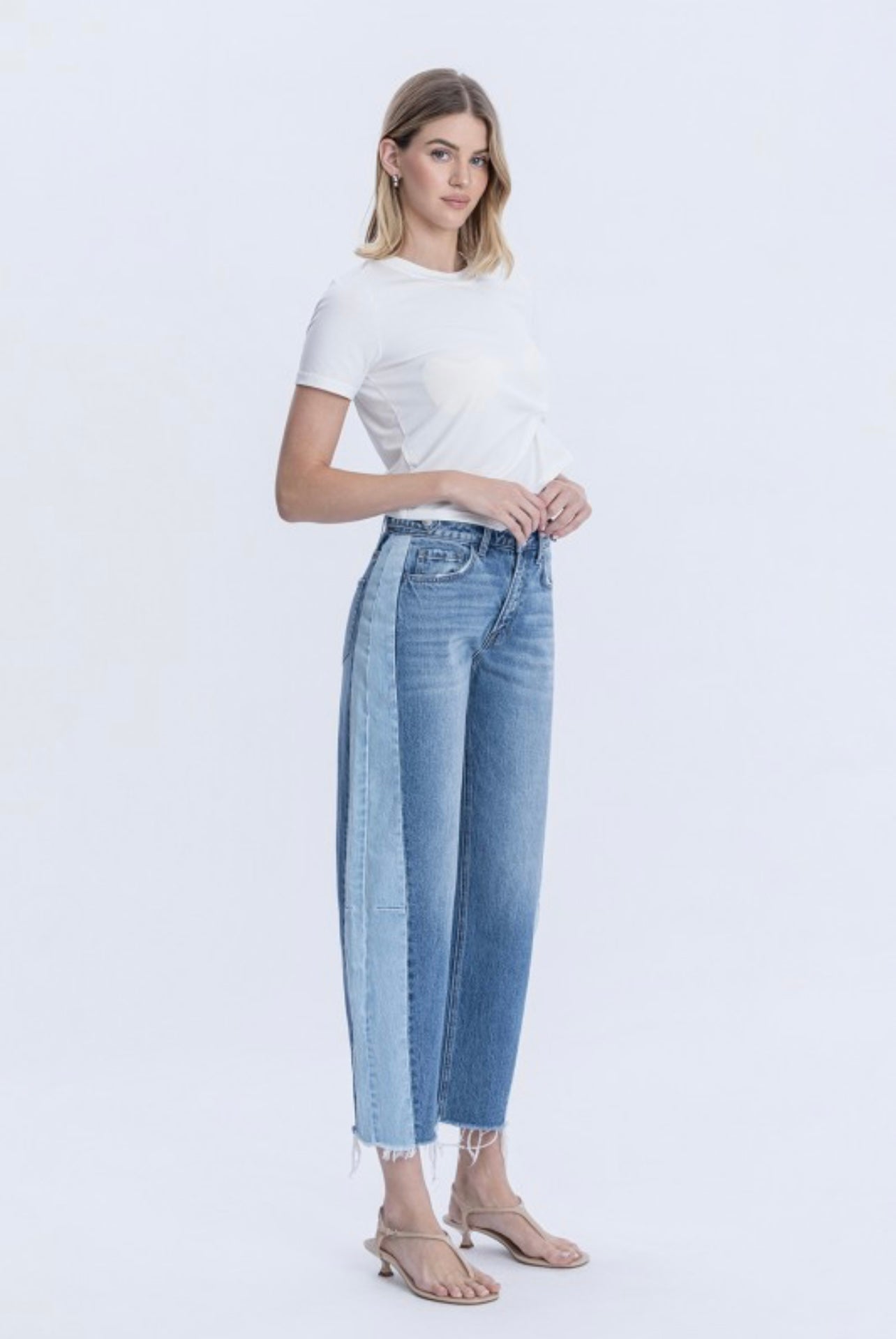 Two tone denim