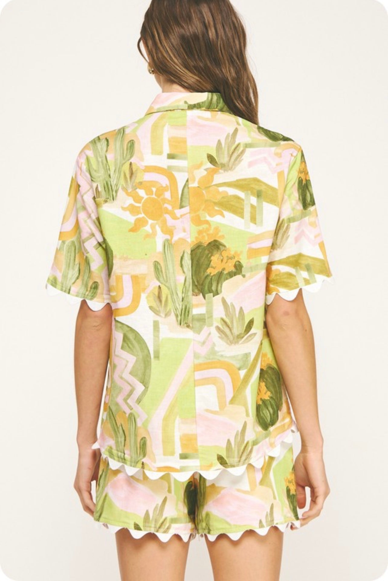 Tropical skort set