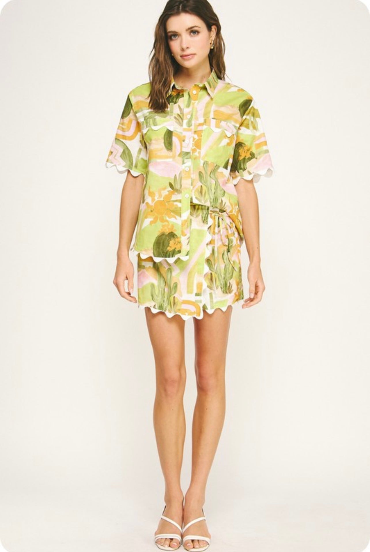 Tropical skort set
