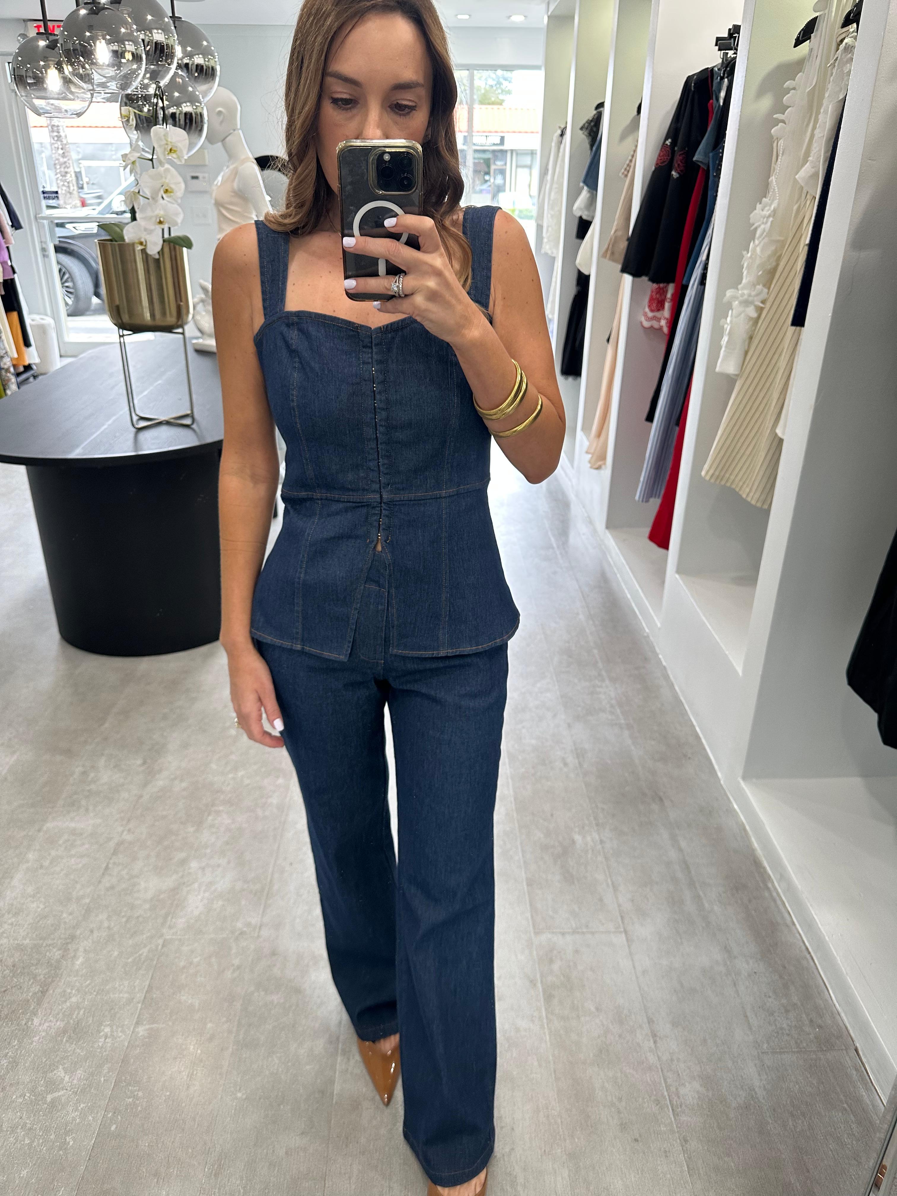 RUN THE STREETS DENIM SET