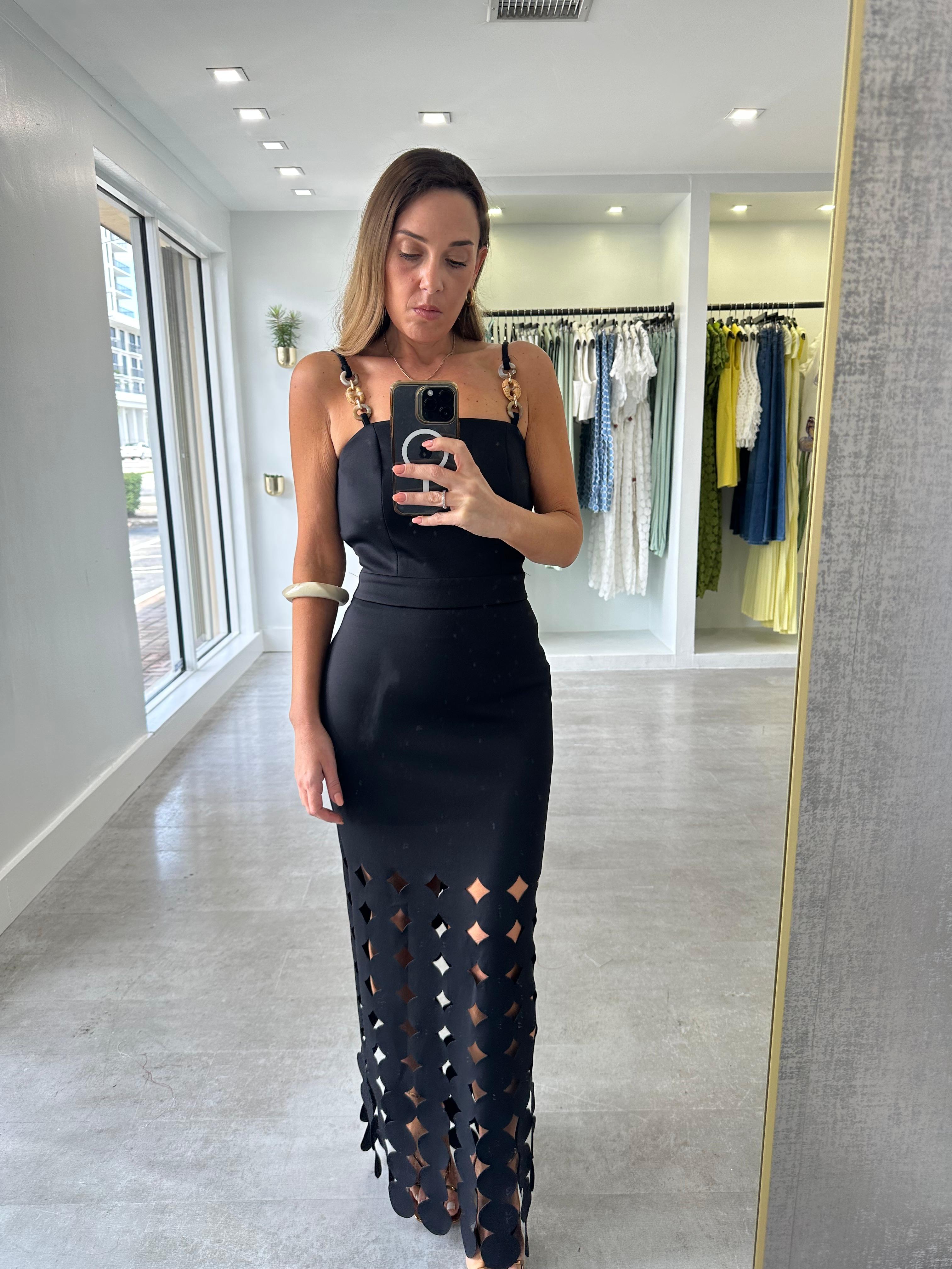 Black aro dress