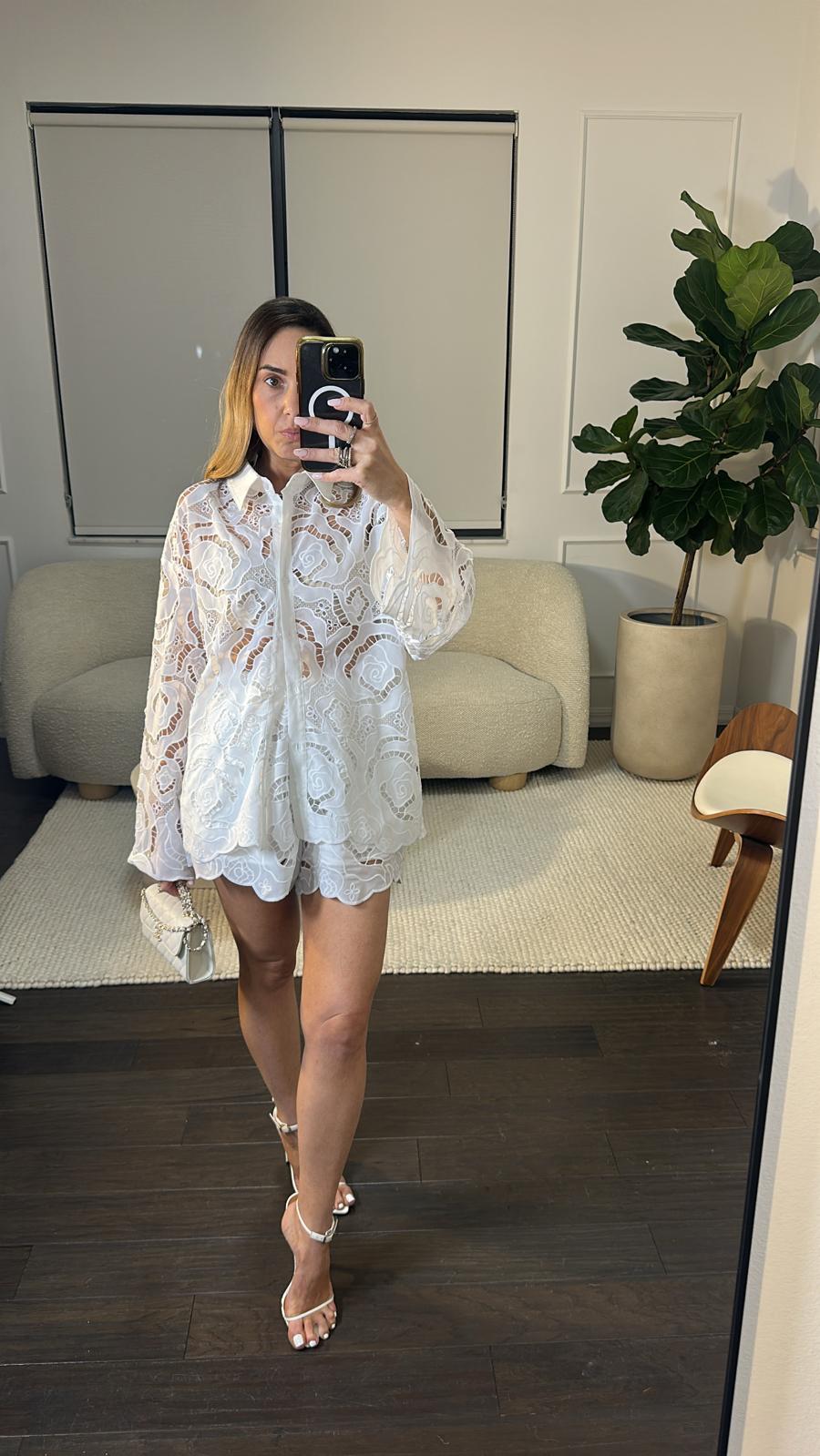 Ivory Lace Escape Set