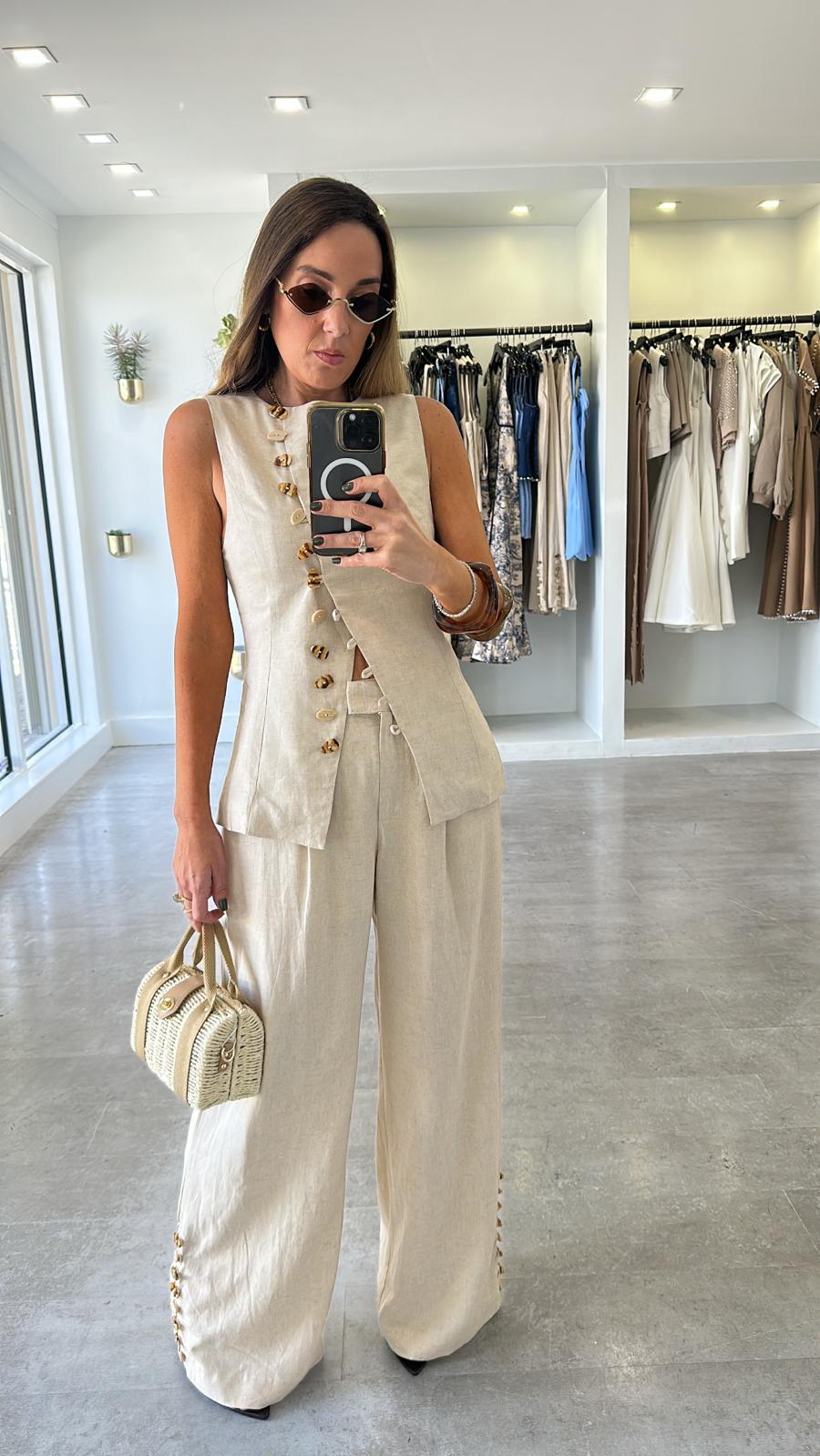 The Leonie Linen Set