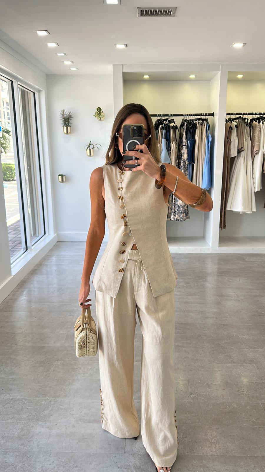 The Leonie Linen Set