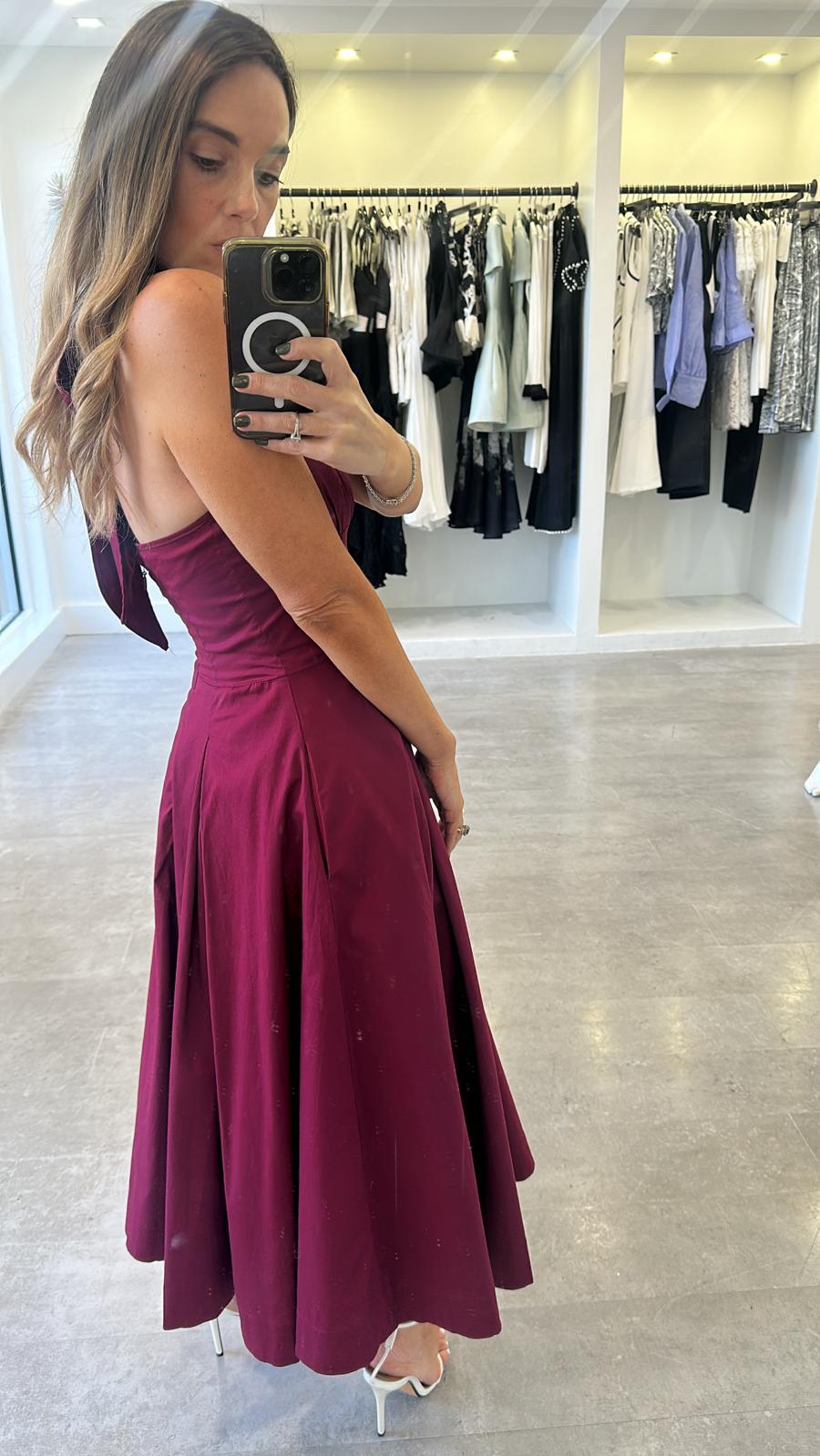 Bordeaux Nights dress