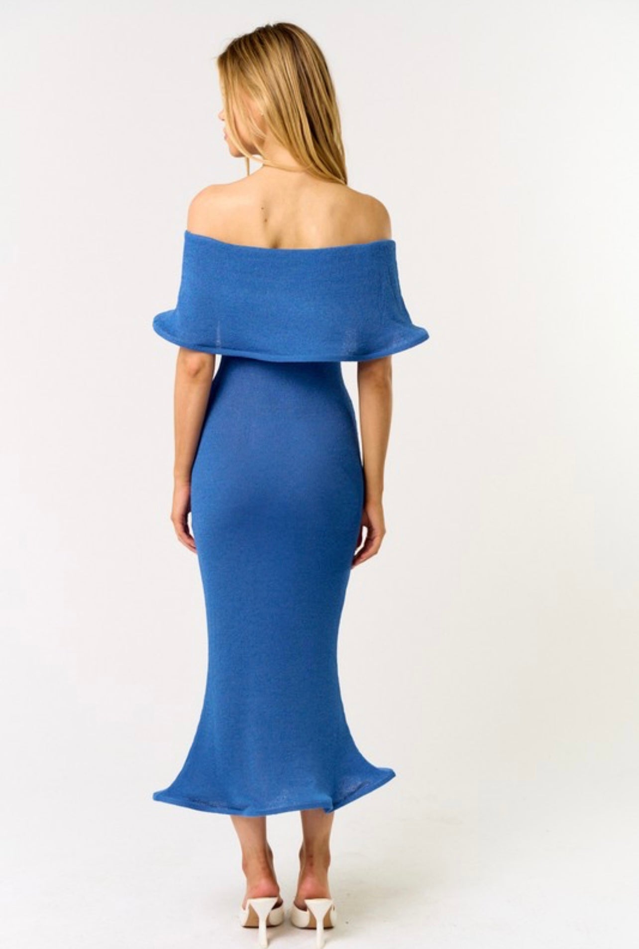 BLUE BLUSH DRESS
