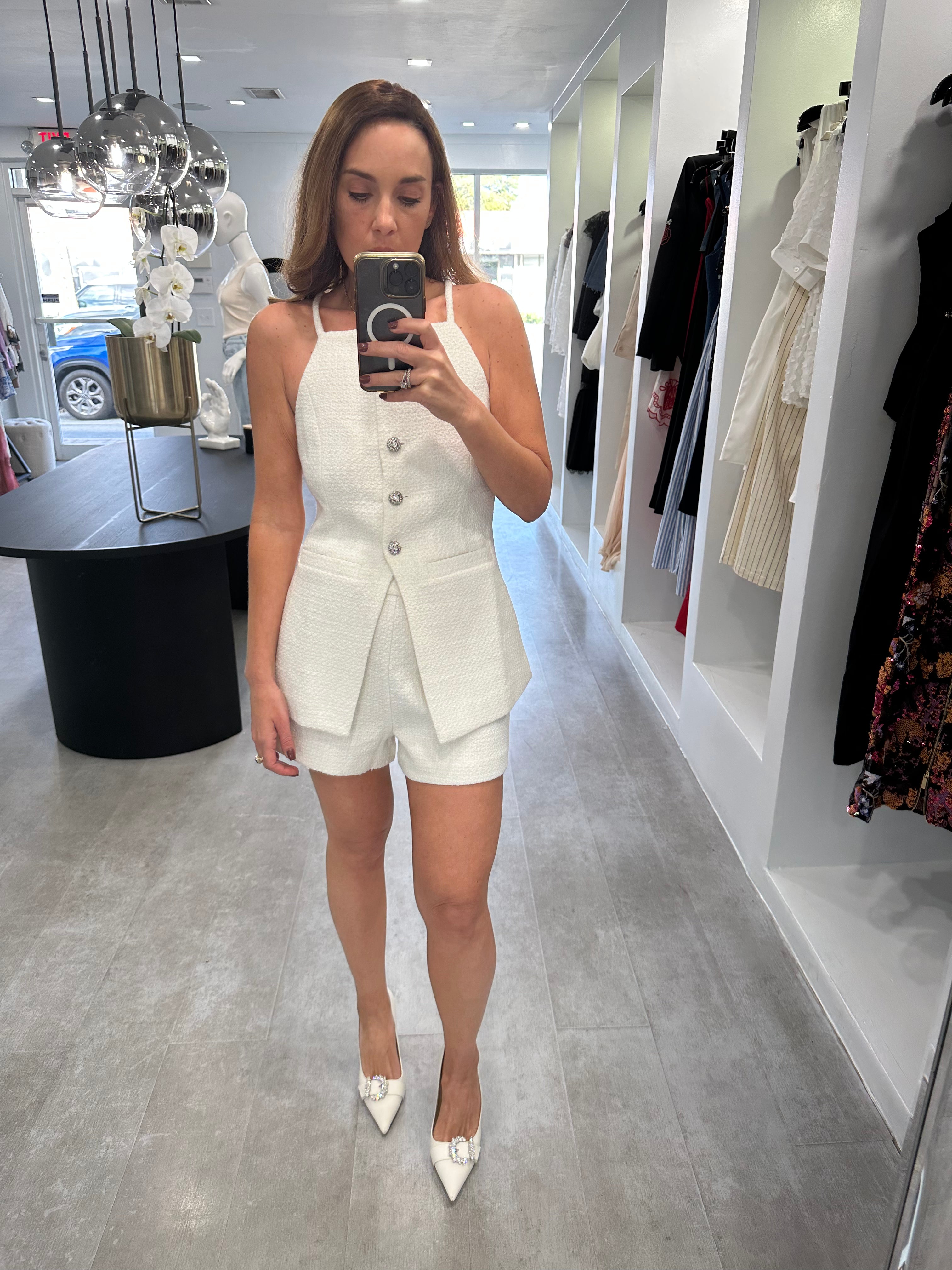 TWEED WHITE SET