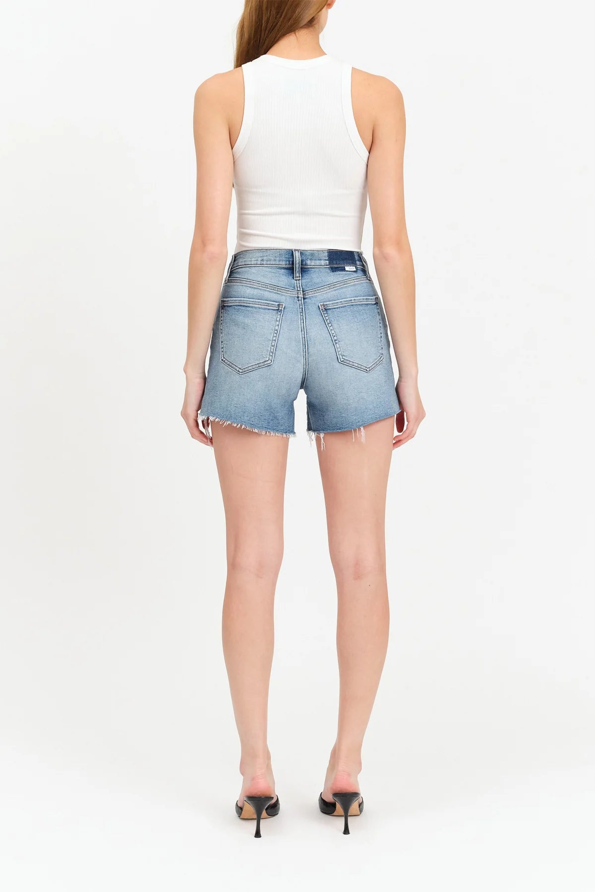 HIGHRISE DENIM SHORTS